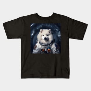 Astro Dog - Samoyed Kids T-Shirt